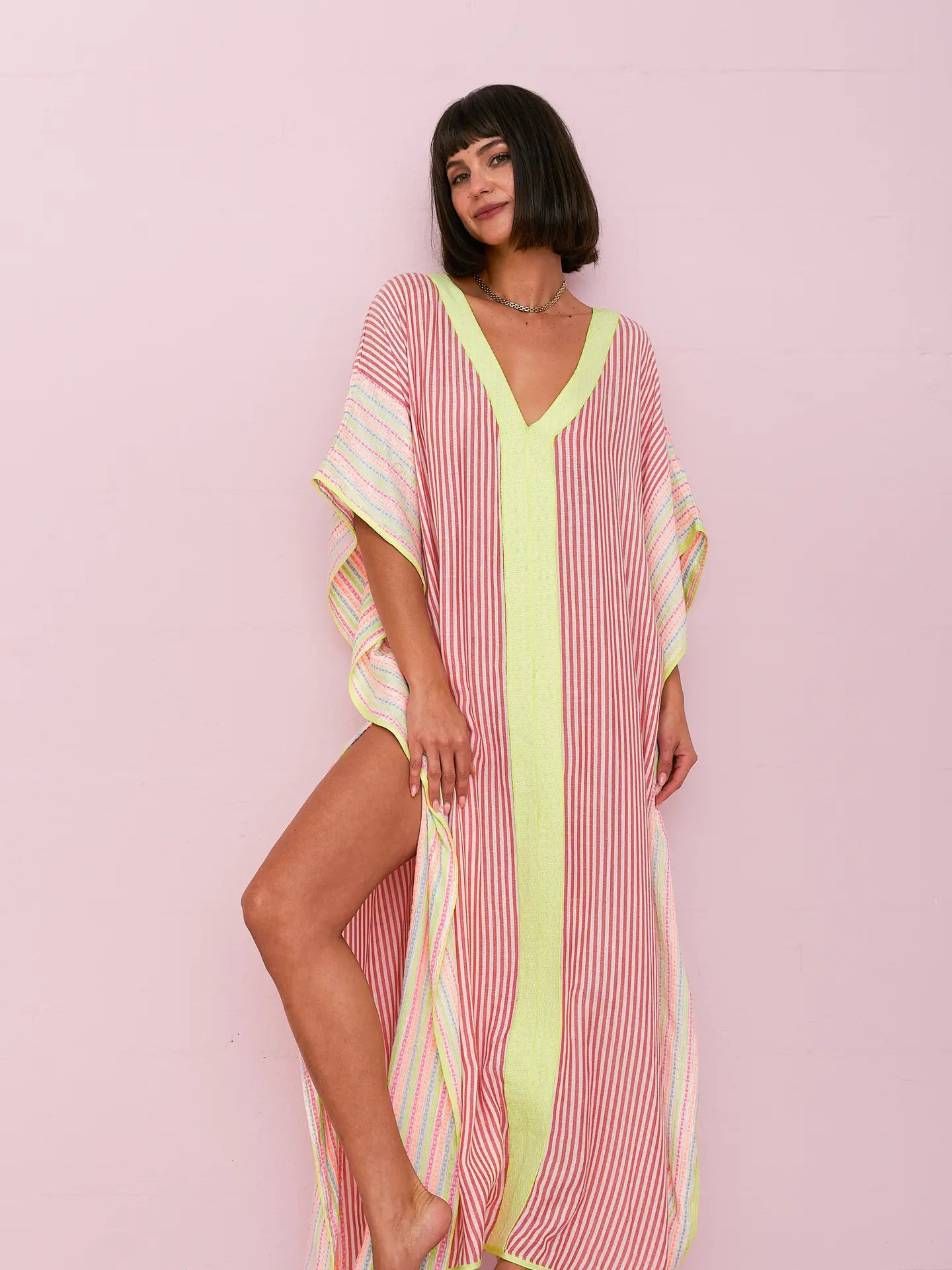 Contrast Striped Throbe