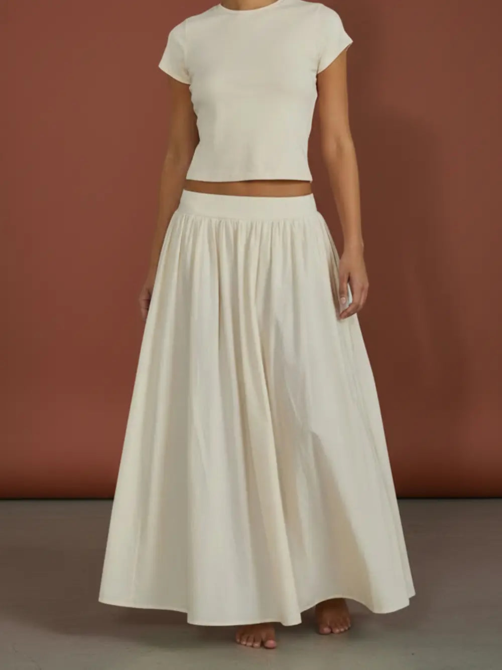 White Maxi Skirt