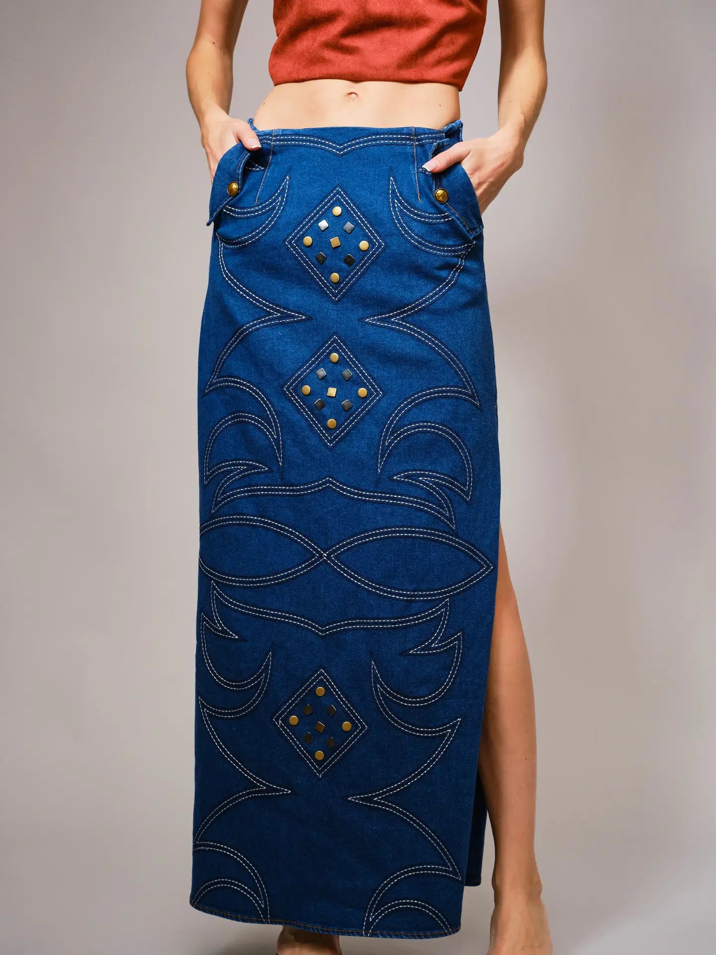 Rivet Skirt