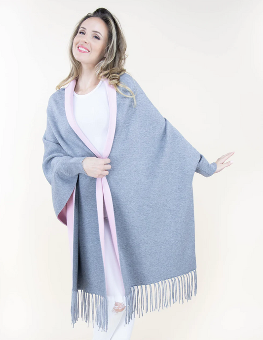 Reversible Sweater Shawl