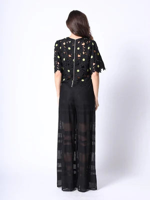 Flower Lace Top