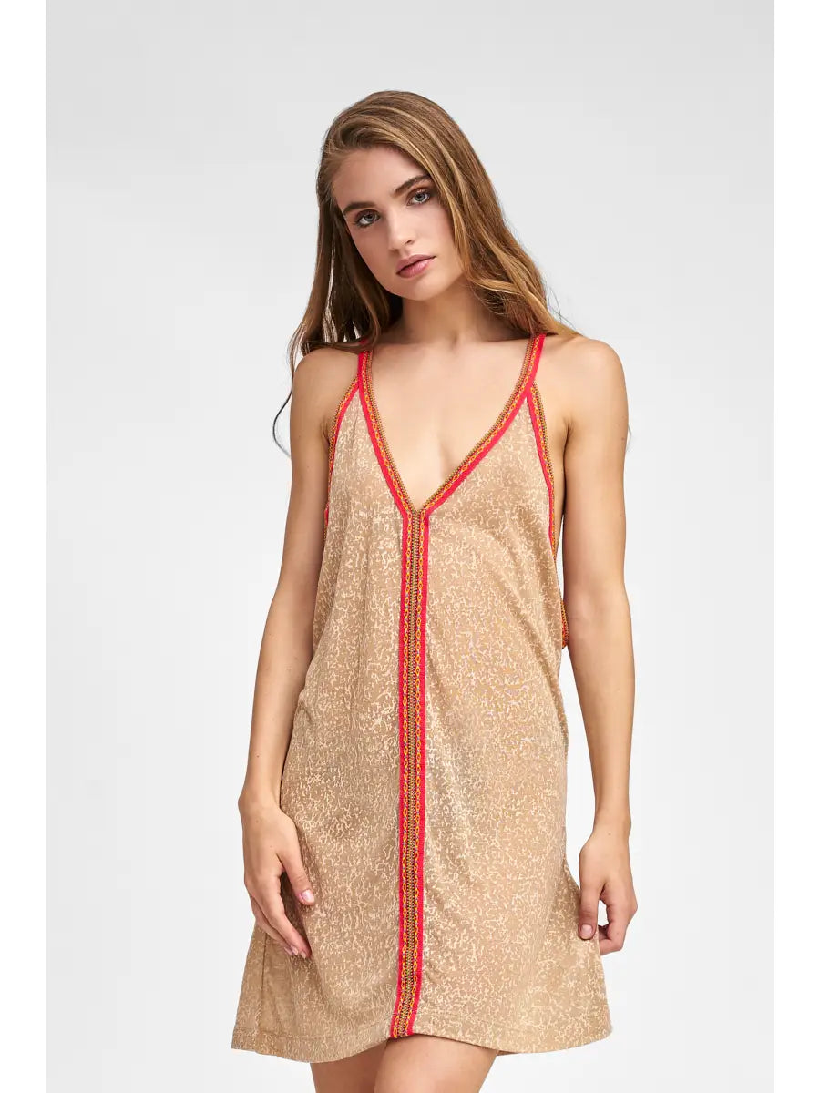 Nude Mini Sundress