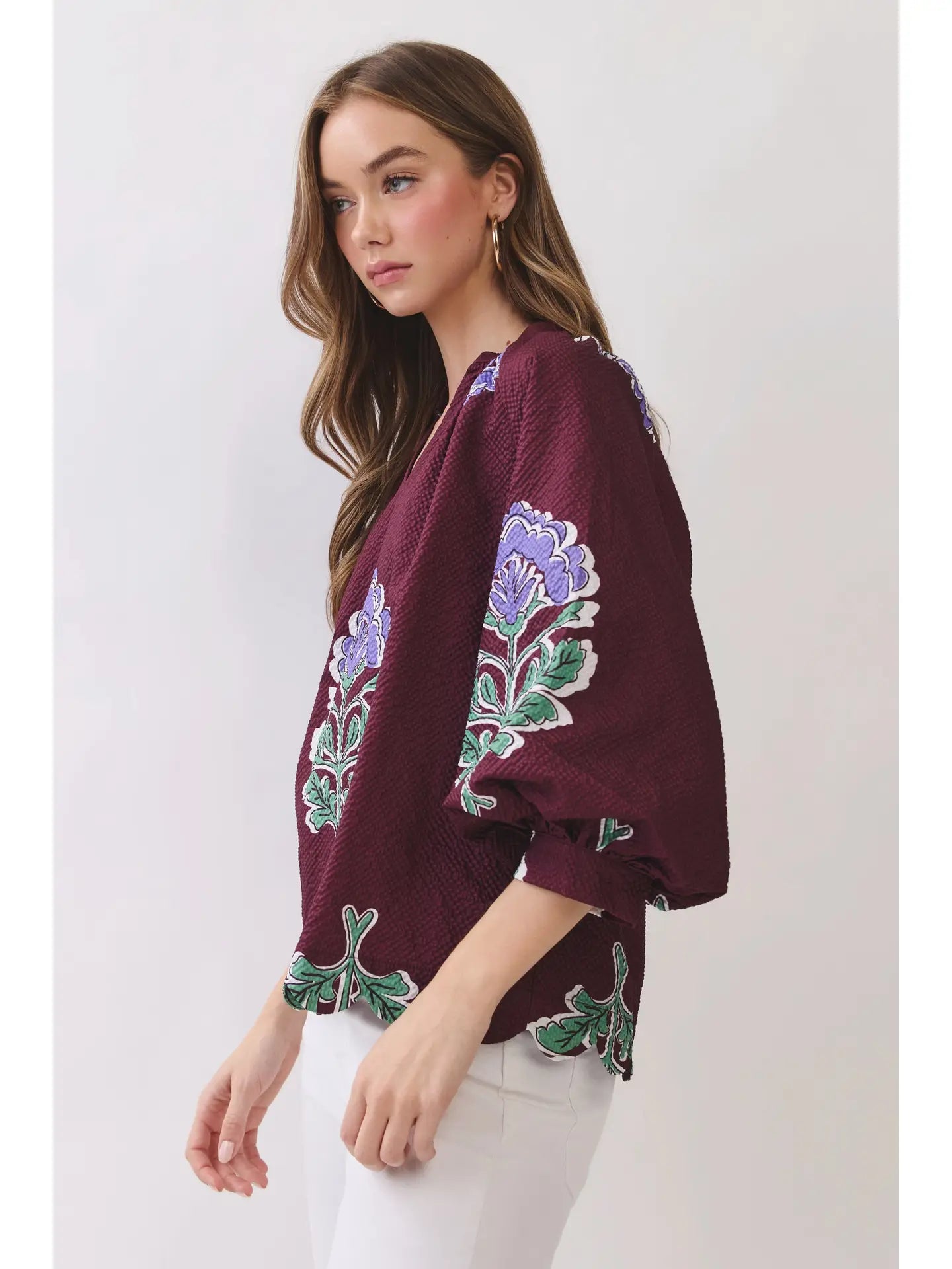 Scalloped Blouse