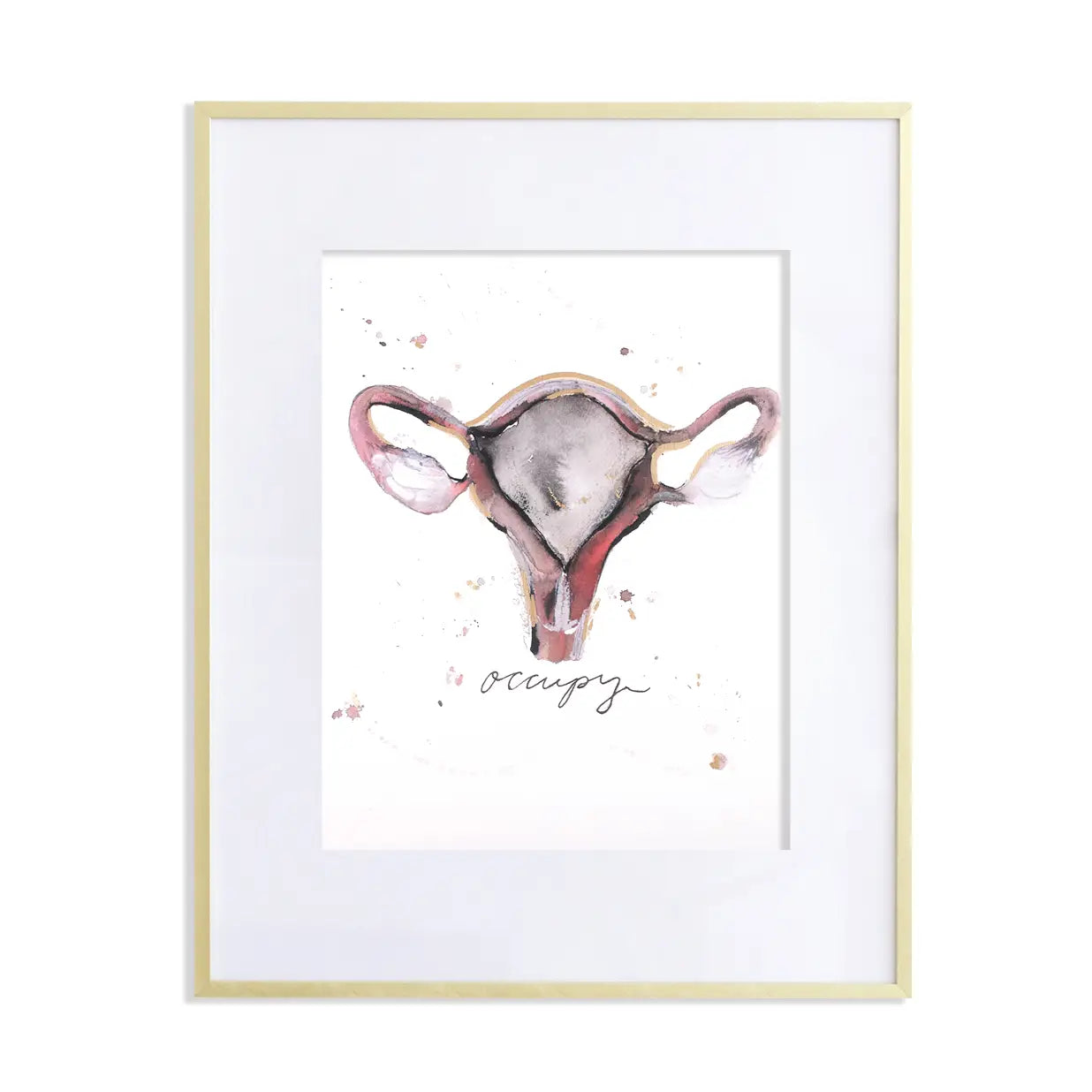 Occupy Anatomical Ovaries Print