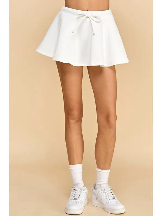Flare Skirt White