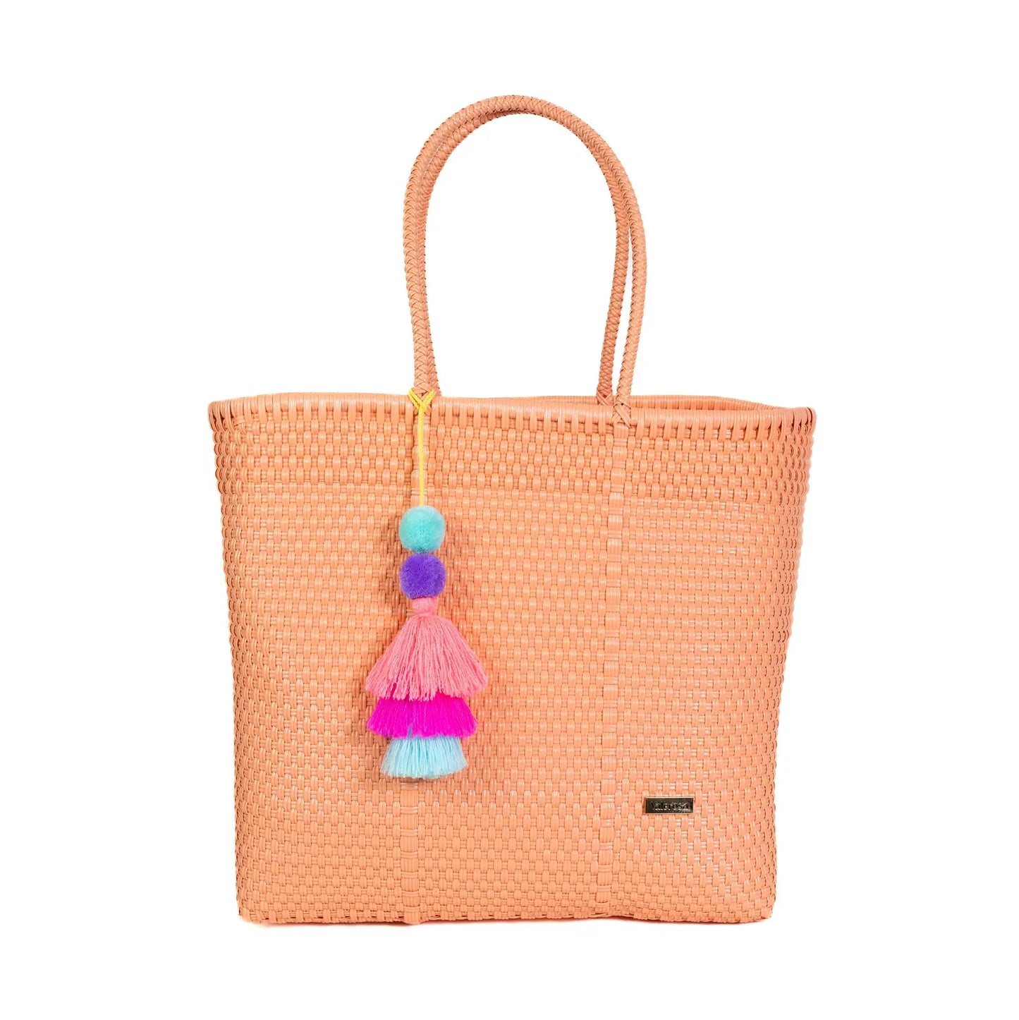 Solid Peach Playera Bag