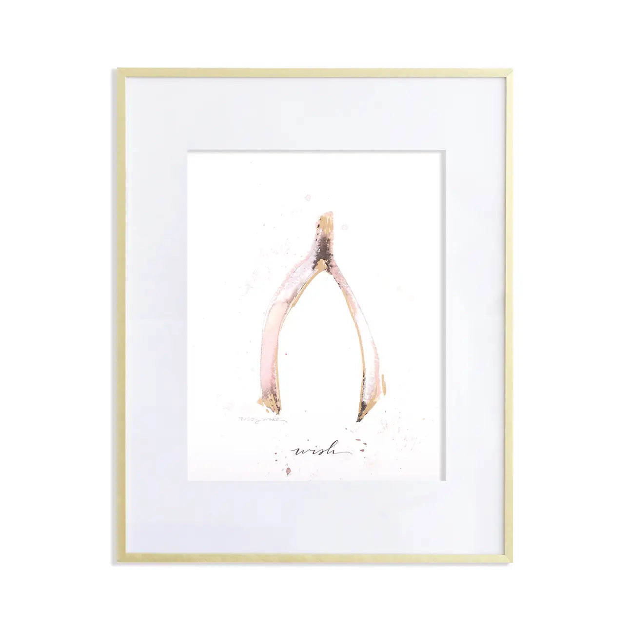 Wish Anatomical Wishbone Print