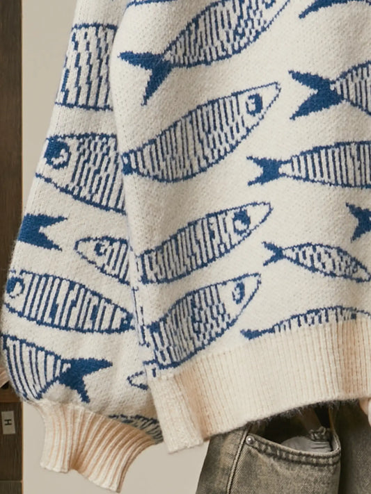 Sardine Story Knit Sweater