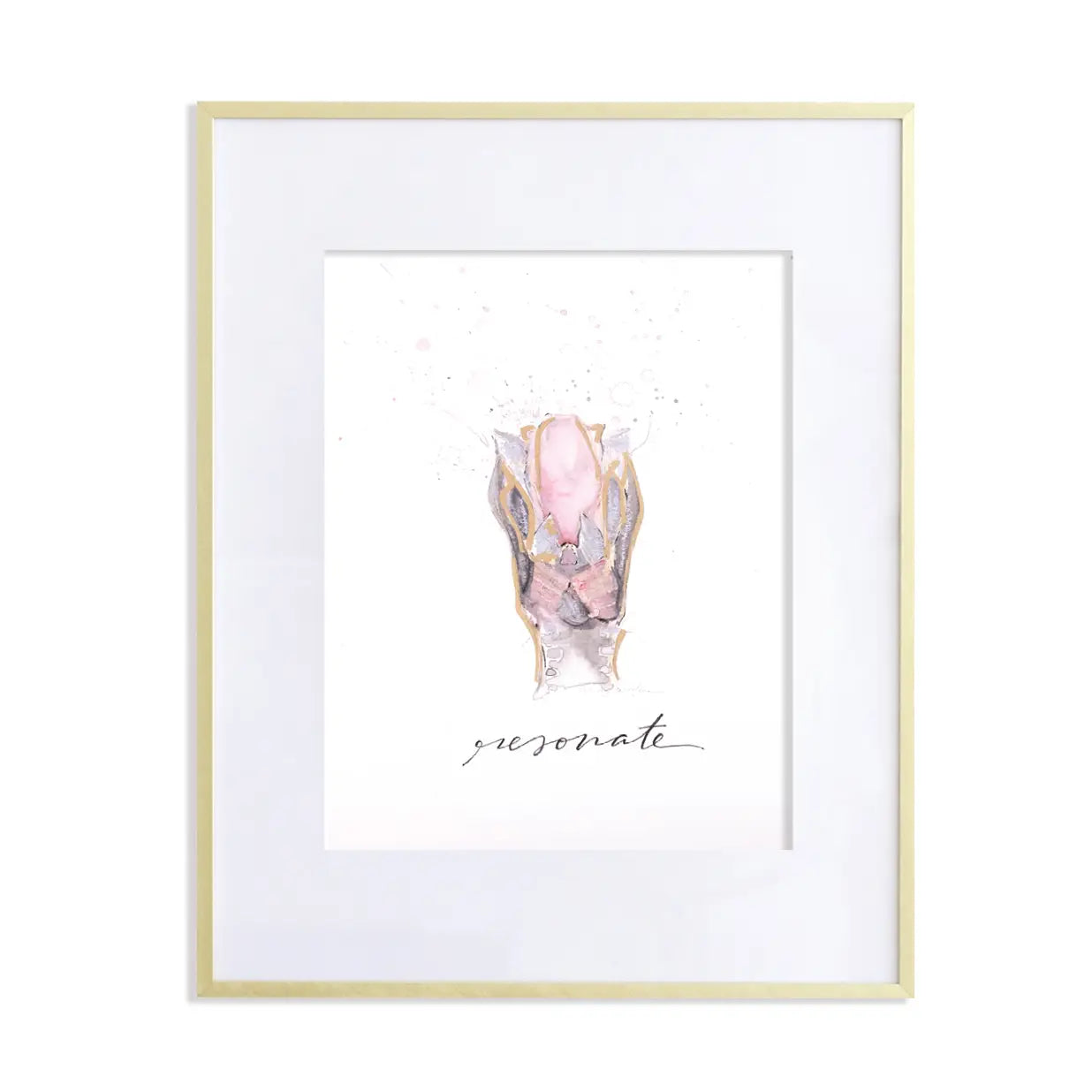 Resonate Anatomical Larynx Print
