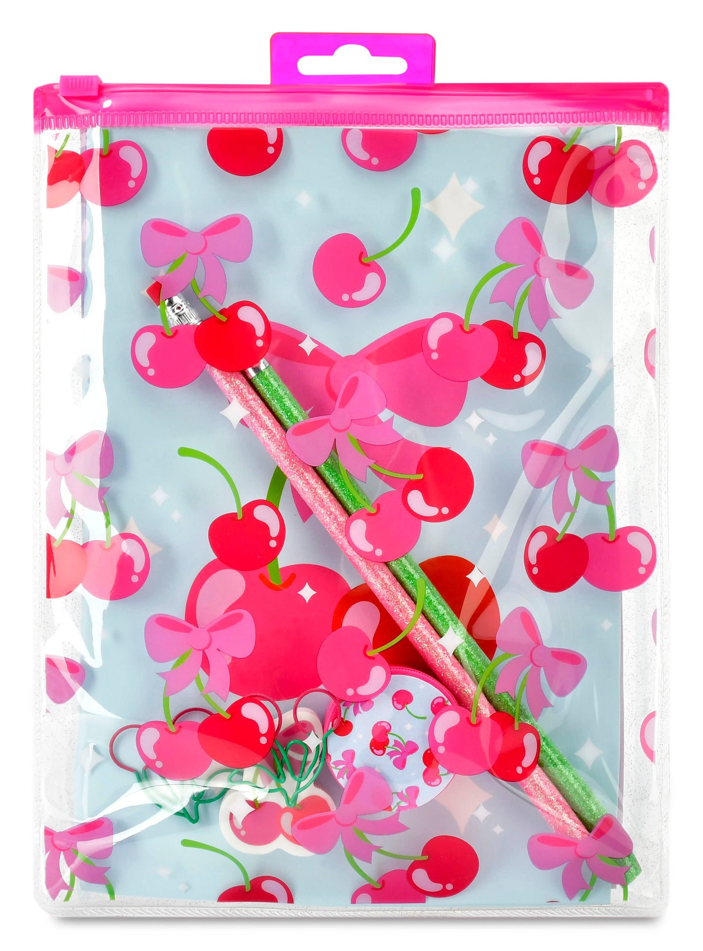 CHEERFUL CHERRIES STATIONERY SET