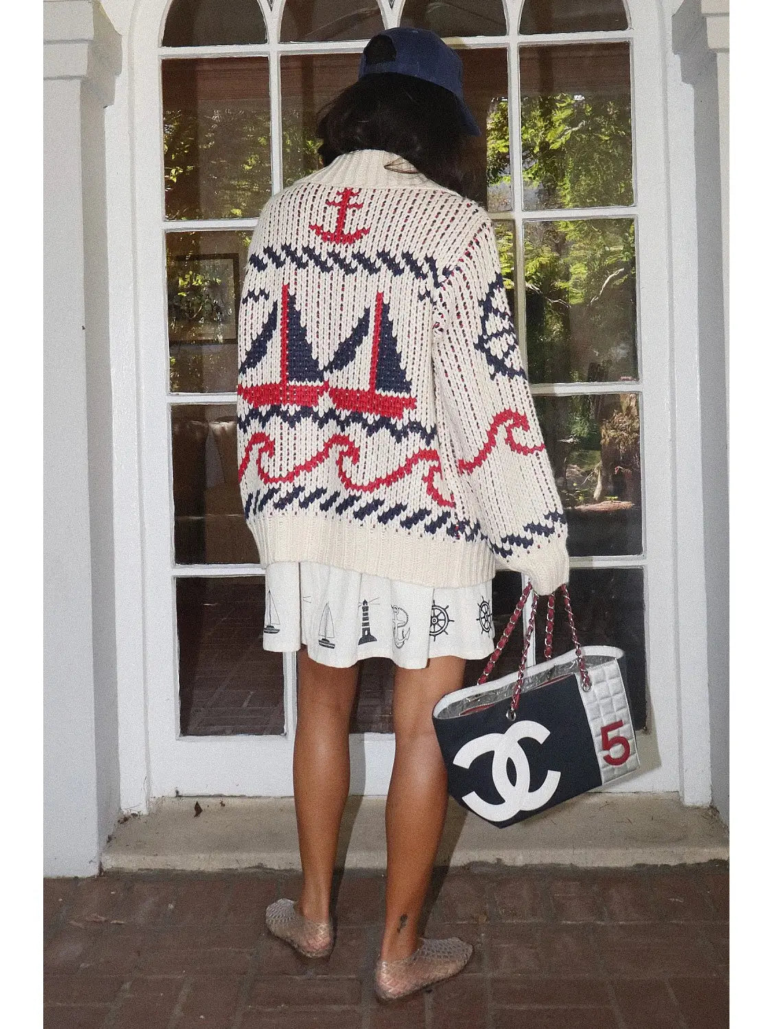 Sailboat Knit Cardigan