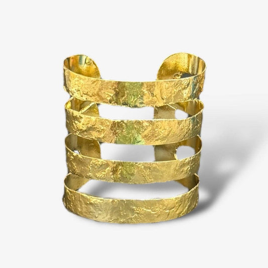 Gold Pharoah's Band Cuff: Gold