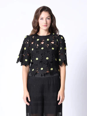 Flower Lace Top