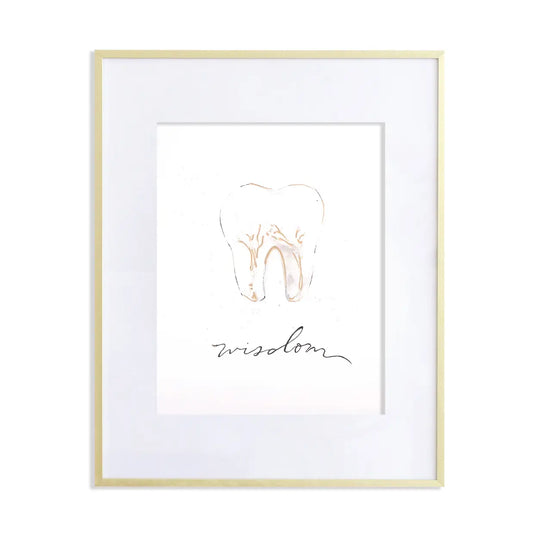 Wisdom Anatomical Tooth Print