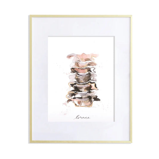 Brace Anatomical Spine Print